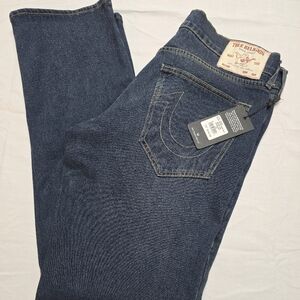 True Religion Ricky Relaxed Straight Leg Jeans Mens 33x34 NWT